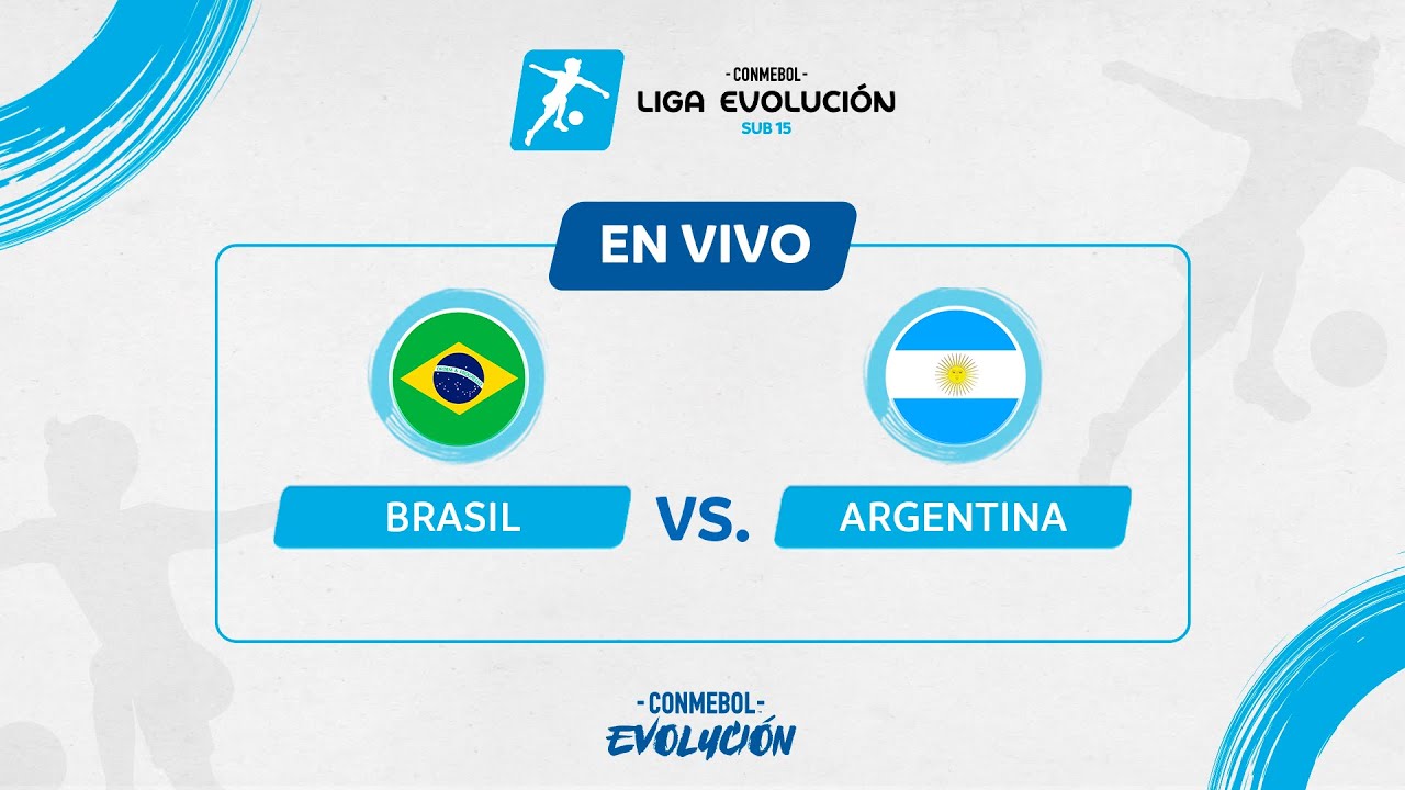 ⚽🔴 ¡EN VIVO! BRASIL vs. ARGENTINA | CONMEBOL LIGA EVOLUCIÓN SUB15 2025