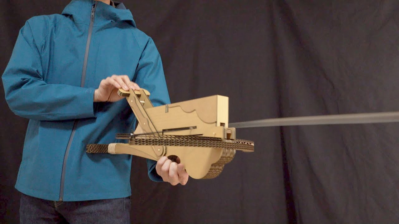 ダンボールで諸葛連弩を作る/今三国志/Three Kingdoms/Repeating crossbow cardboard DIY