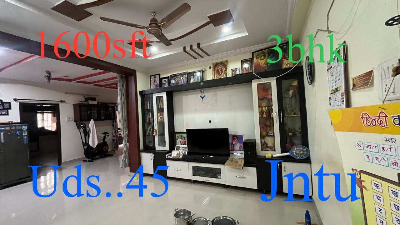 Jntu 3Bhk flatu for sale P(69)1600sft call..7981029517