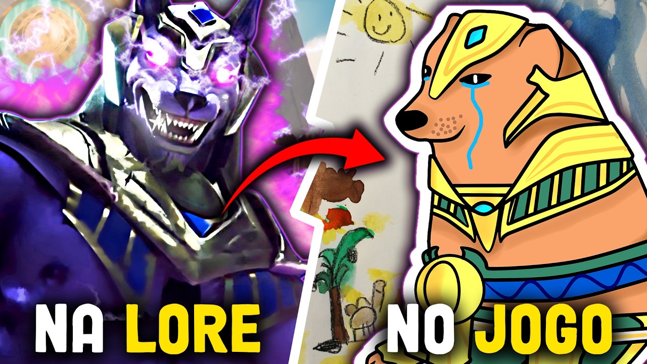 CAMPEÕES QUE SÃO MUITO FODAS NA LORE E LIXOS EM JOGO!