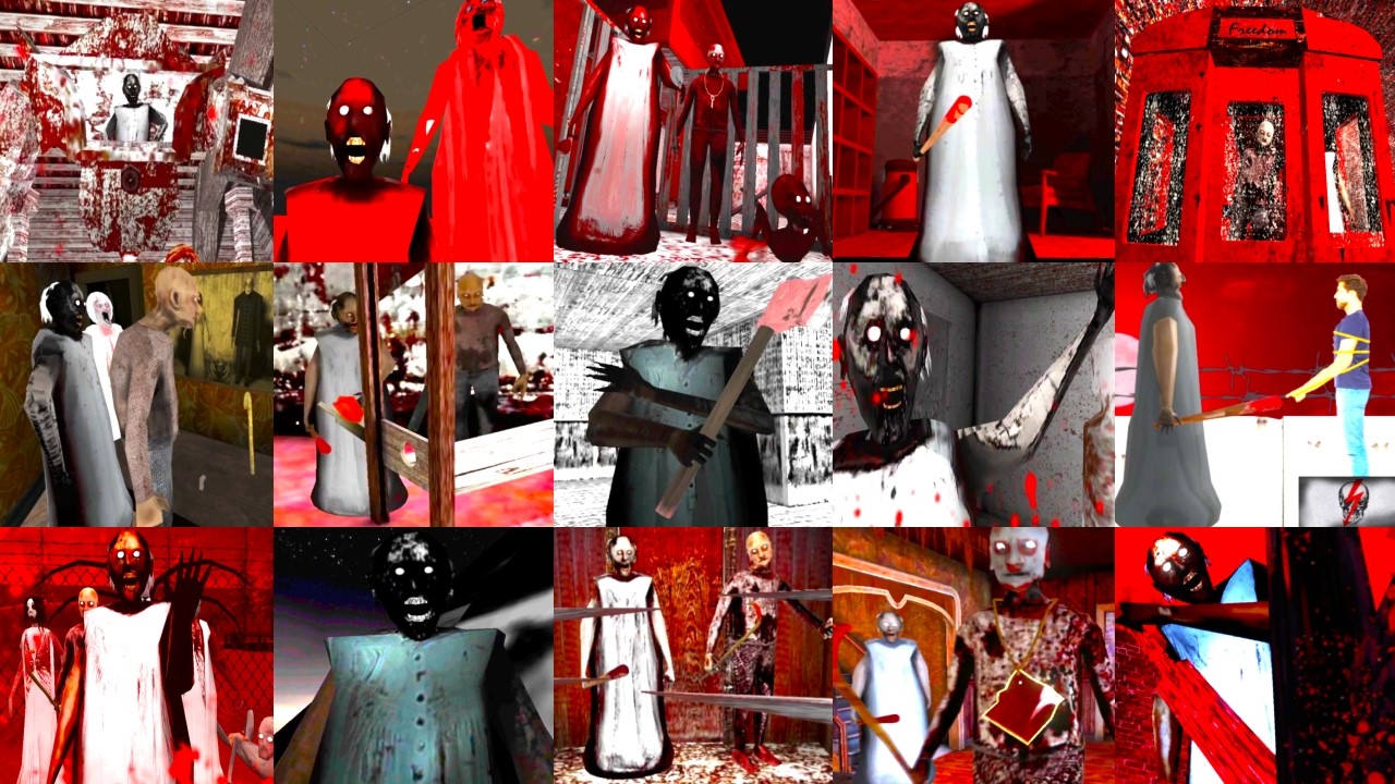 Caught Moments + Death Ending | Many Granny Fan Games, Including Nightmare Granny 1 2 3 4 5