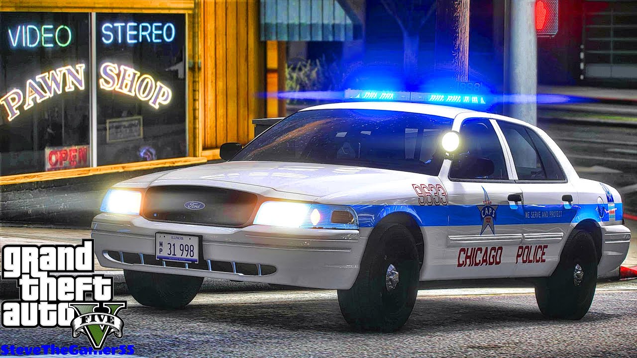 Играю в GTA 5 за ПОЛИЦЕЙСКОГО City Patrol|| CHI|| GTA 5 Mod| 4K