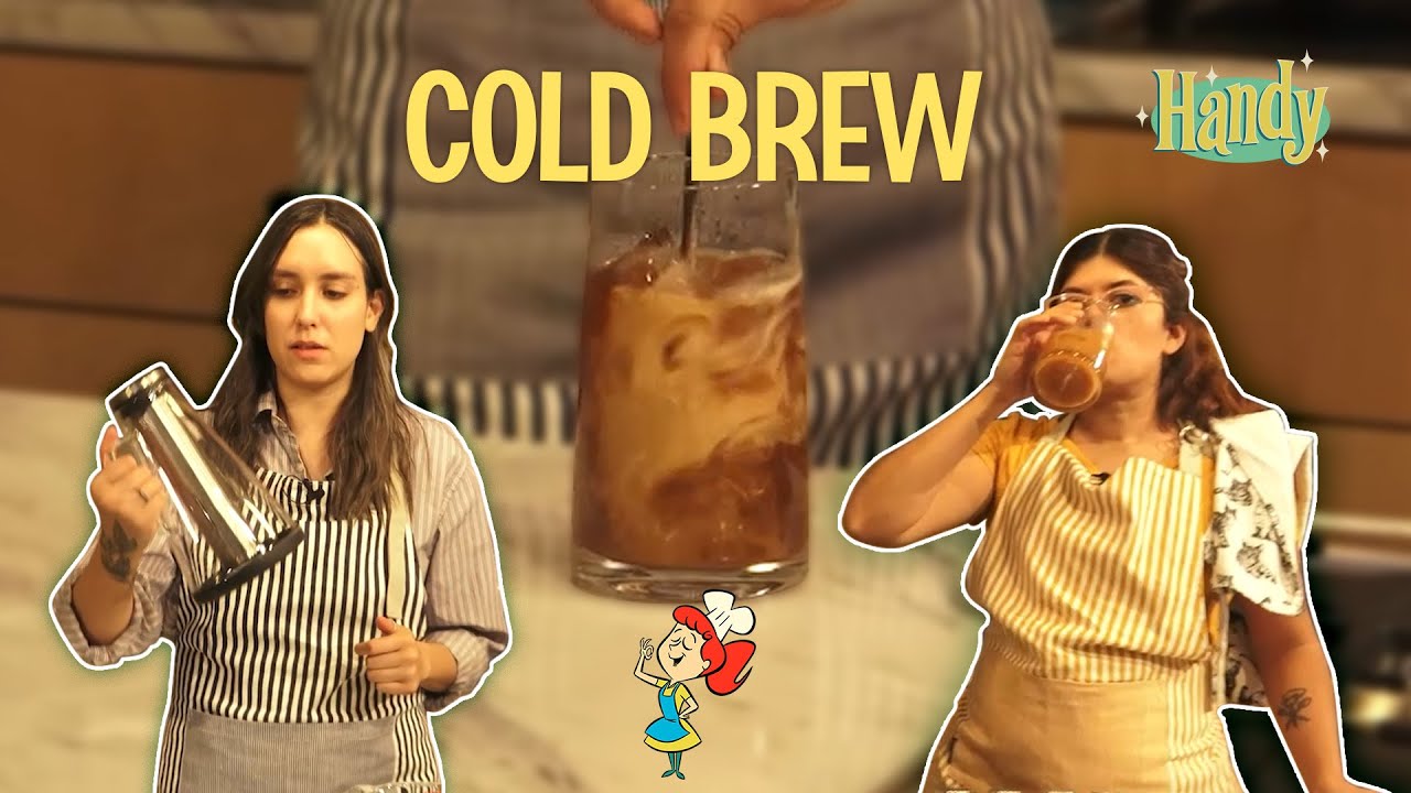 Receta Café Cold Brew y Jarabes Para Endulzar