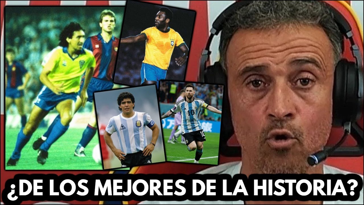 LUIS ENRIQUE se acordó del MÁGICO GONZÁLEZ en un stream