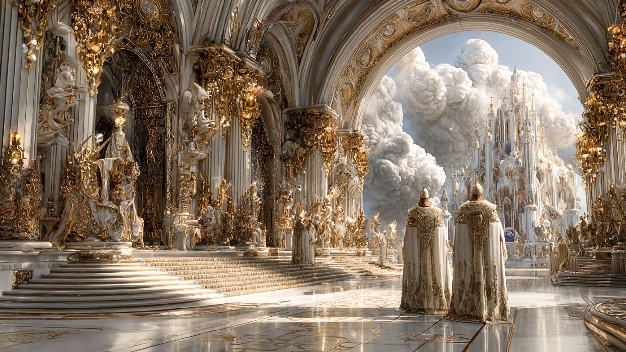 Sacred Palace in the Clouds : The Divine Journey Through the Clouds