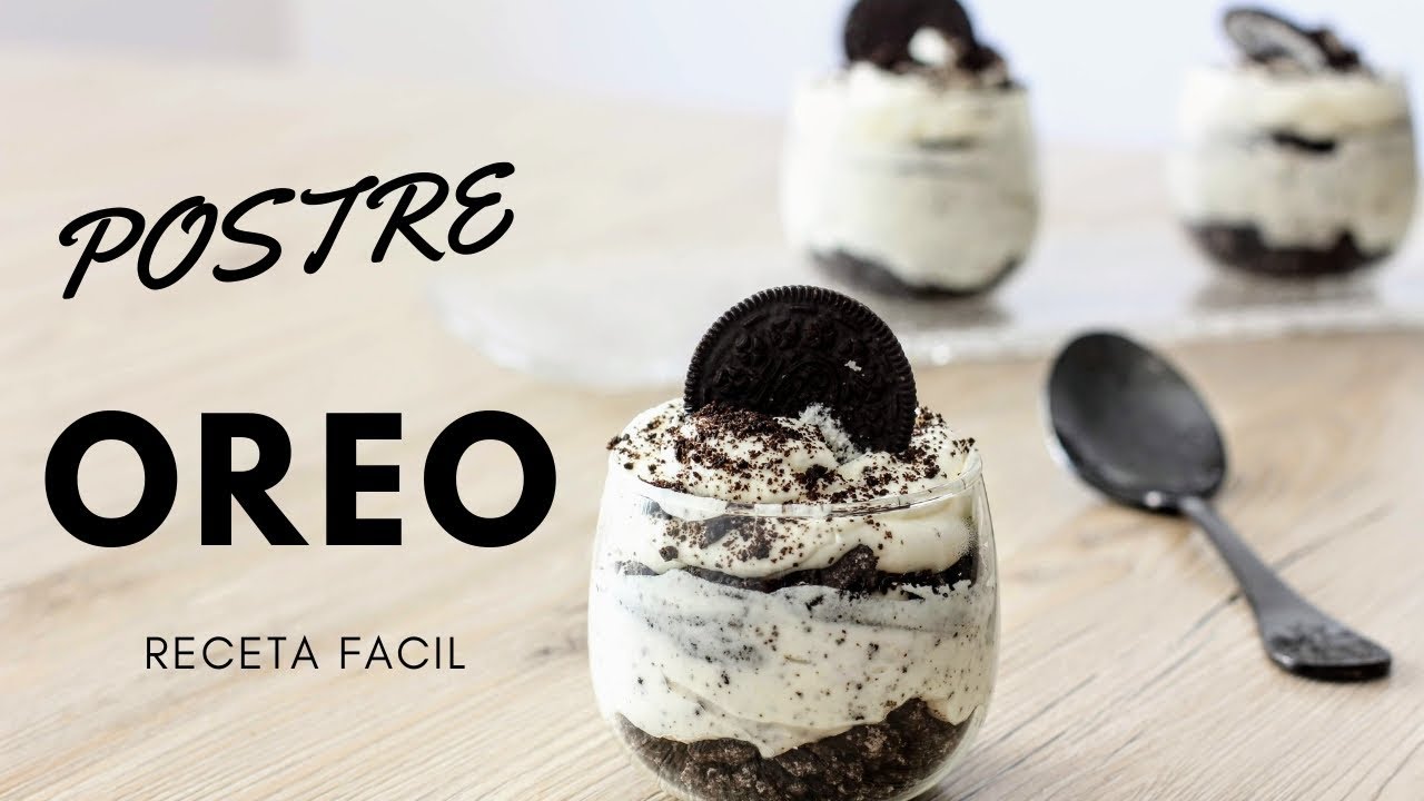 Postre OREO | Postre DE OREO |  Pay de queso y Oreo | Realmente Delicioso