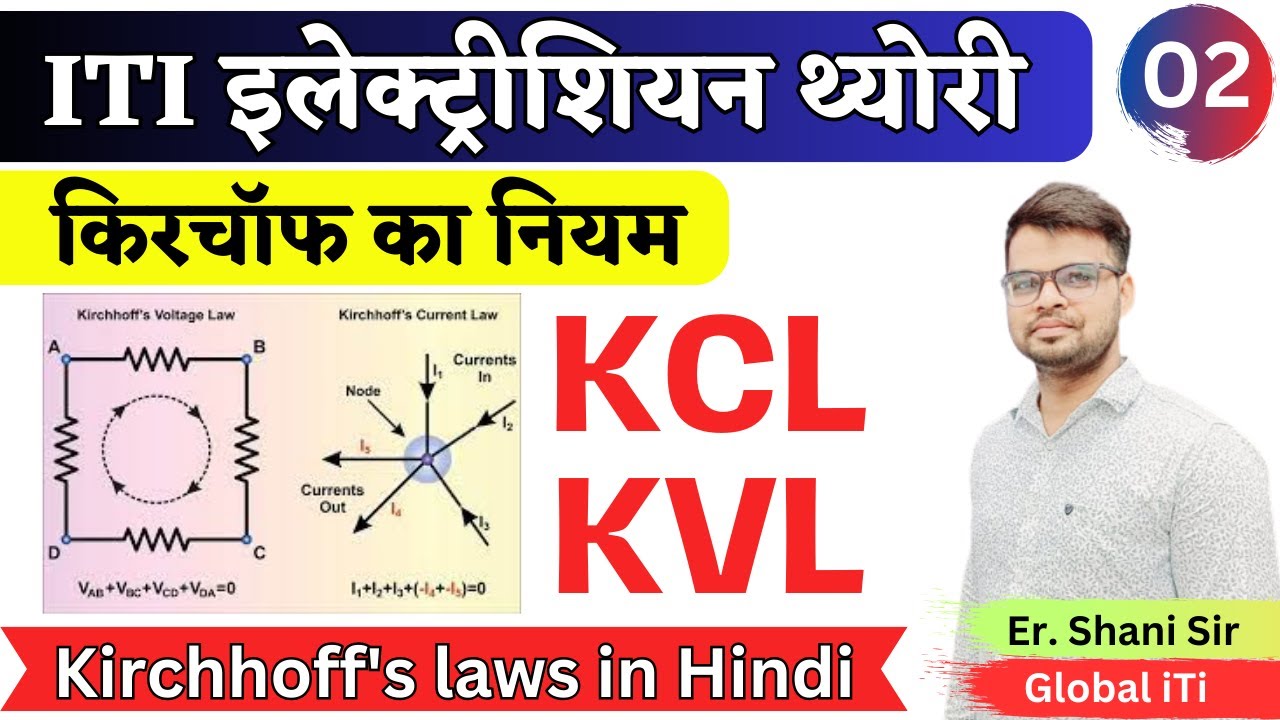 Kirchhoff's law | KVL and KCL | ITI Electrician Important Topics Series 02