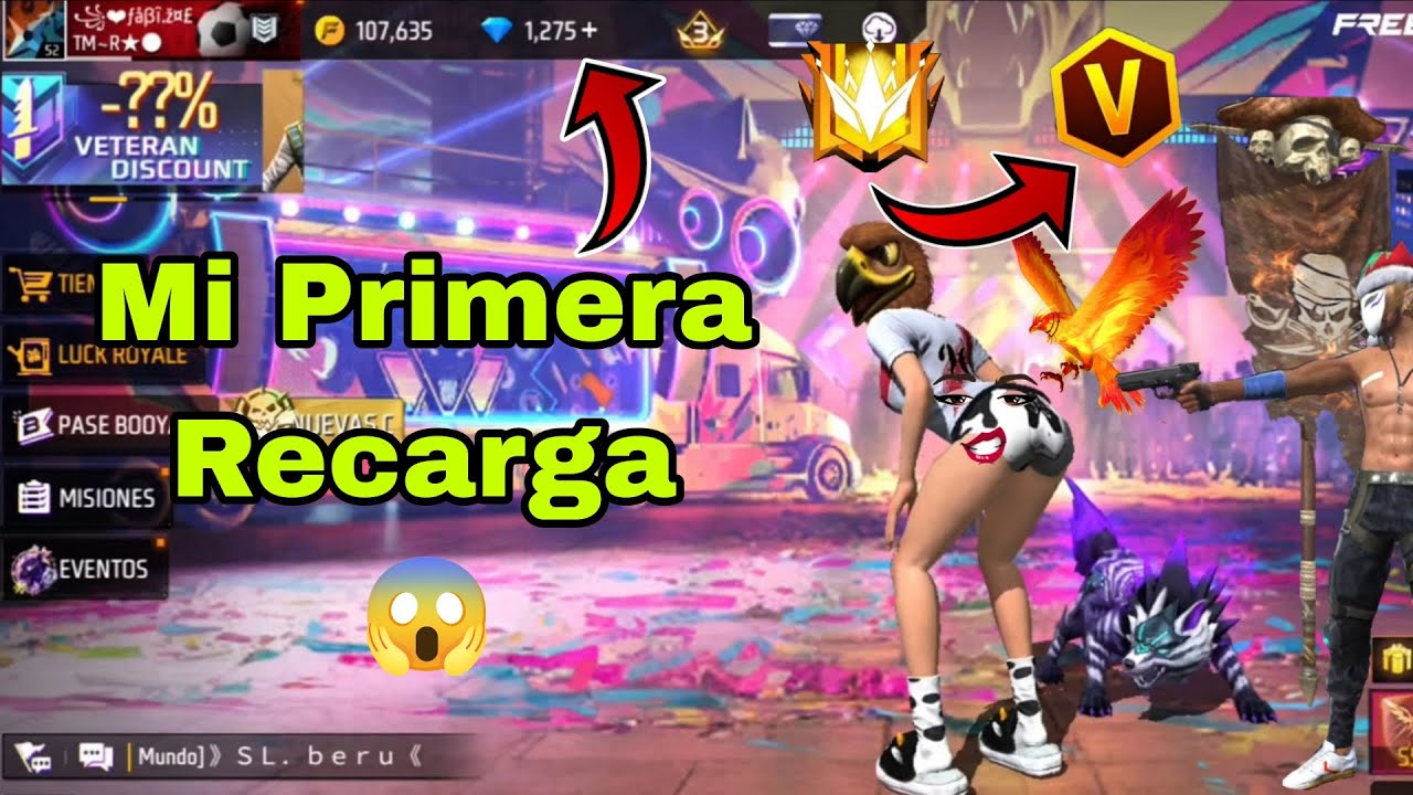 Mi Primera Recarga de Diamantes 😭😱 (Garena no me estafó) #freefire #viral 