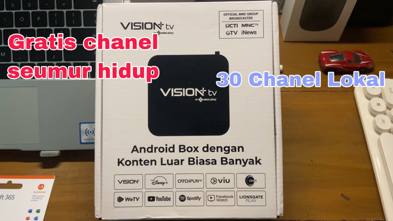 Vision+ Android TV Box 30 Chanel Lokal, Cocok Buat Tontonan Keluarga !!!