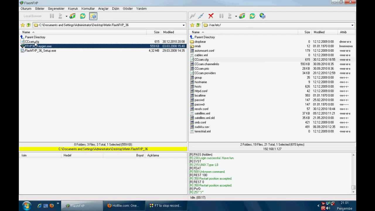 How to install cccam.cfg