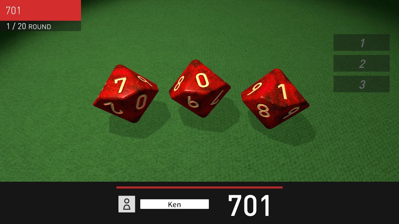 Dice red-DARTSLIVE3 LIVE EFFECT 01