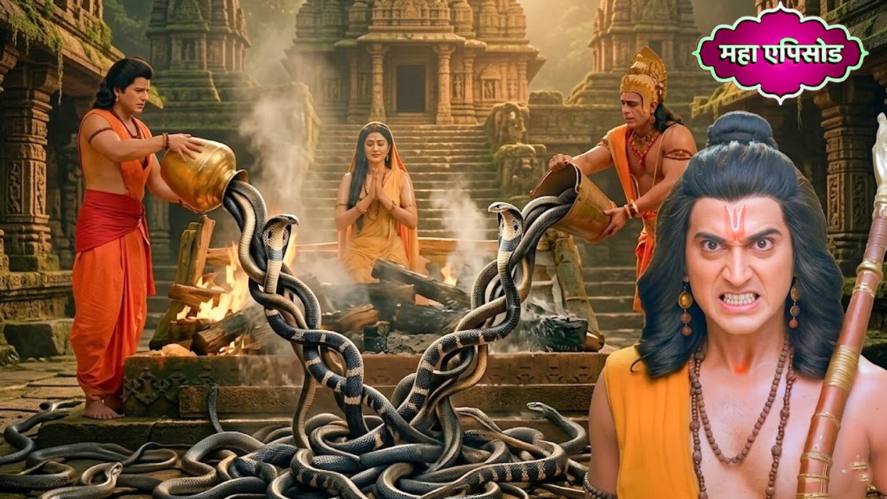 जब माँ सीता की अग्निपरीक्षा में लक्ष्मण–हनुमान ने डाला नाग, फूट पड़ा श्रीराम का भयंकर क्रोध  #ram