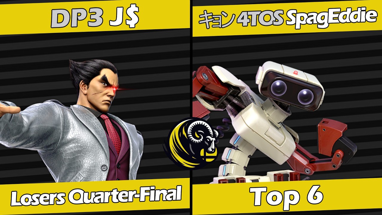 Ram Rampage 15 Losers Quarter-Final - J$ (Kazuya) vs SpagEddie (R.O.B, Link)