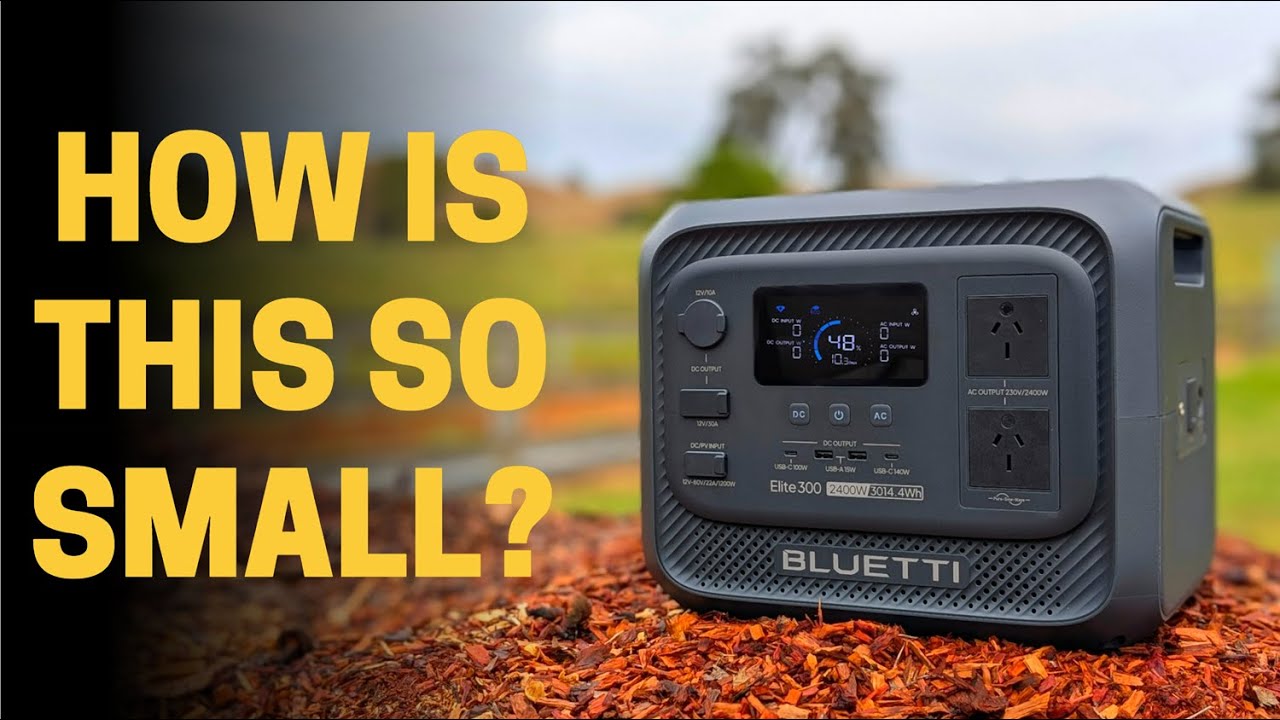 Bluetti Elite 300 вмещает 3 кВт⋅ч в удивительно компактном корпусе.