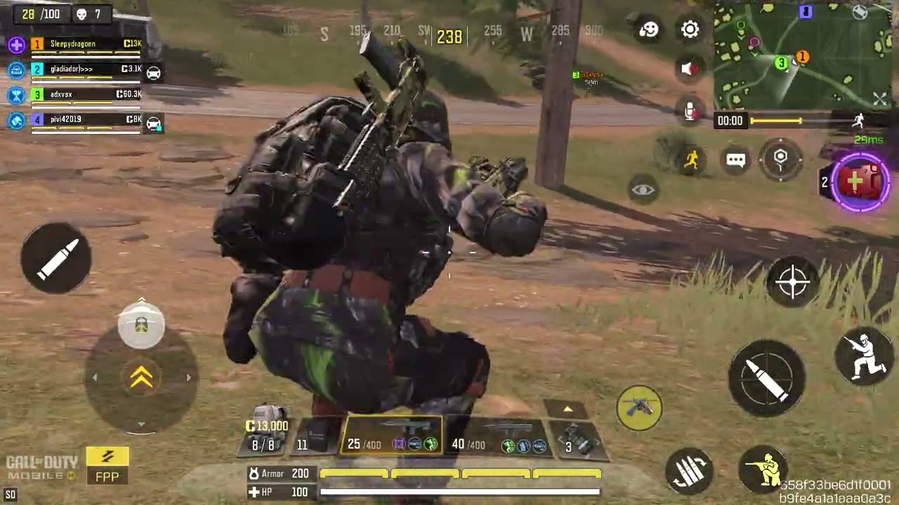 Battle royal CODMOBILE ranked victory 