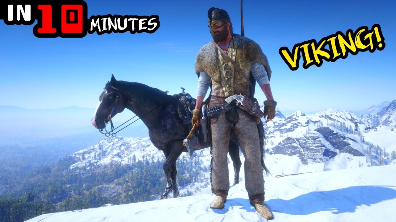 Beautiful Viking Outfit In Just A Few Steps - RDR2