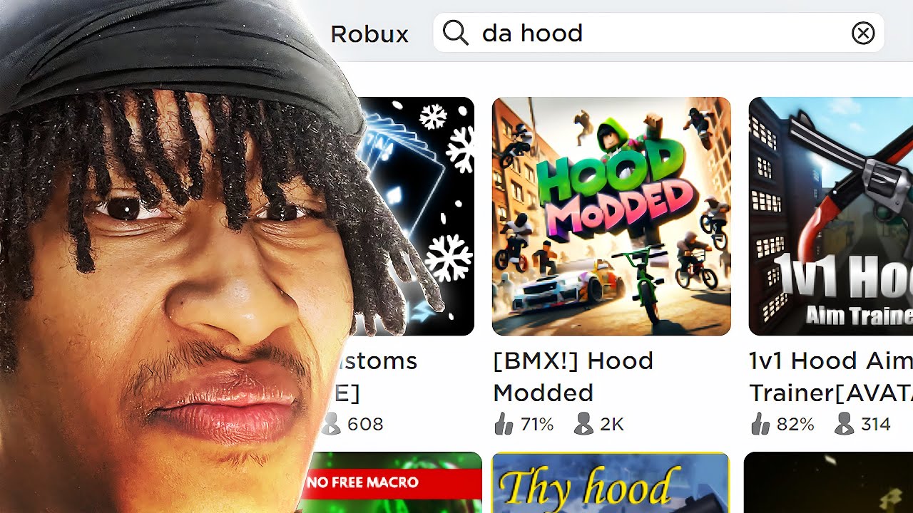 so i played fake roblox da hood games...