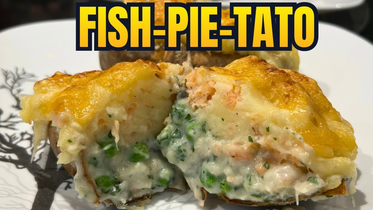 Fish Pie Stuffed Jacket Potato 🥔🐟 | Yes, We Did It Again!!! 