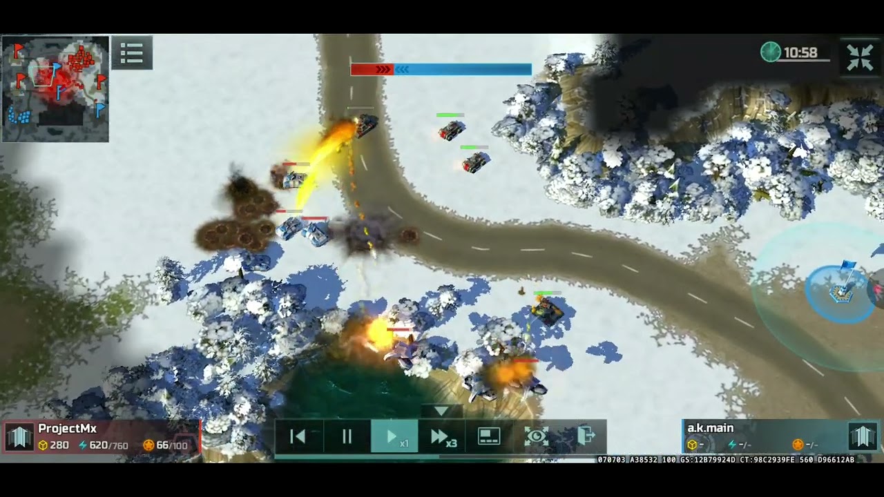 AOW3 1vs1 PM やはり6本ドミは楽しいね、隙を見て基地を攻撃