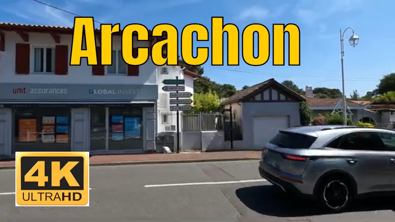 Arcachon 4K-drive - Driving- French region