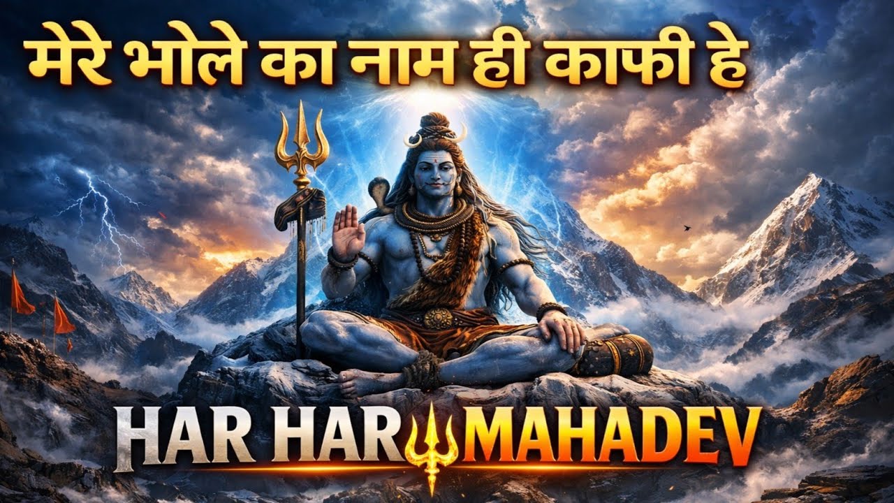 Har Har Mahadev 🔱 Powerful Shiv Bhajan | Mere Bhole Ka Naam Hi Kaafi Hai