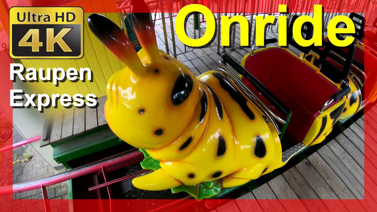 Raupen Express (POV / Onride) Schwabenpark Achterbahn 2020 – Crazy Worm – Zierer Coaster Video (4K)