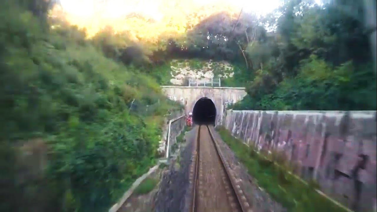 🇫🇷 France train ride cab view: Grasse - Cannes