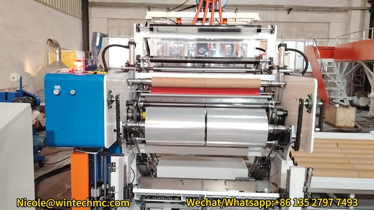 Industrial Grade Pallet PE Stretch Film Machine，Automatic 3 Layers Pallet Stretch Warp Film Machine