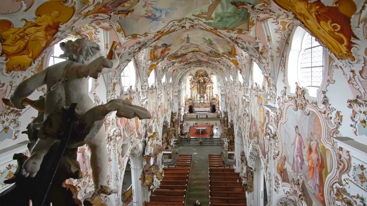 Johannes Berger an der Rottenbucher Freywis-Orgel
