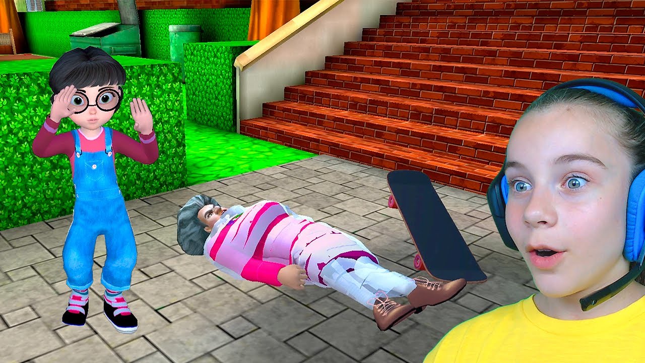 СКЕЙТБОРД для МИСС ТИ Злая Учительница Scary Teacher 3D