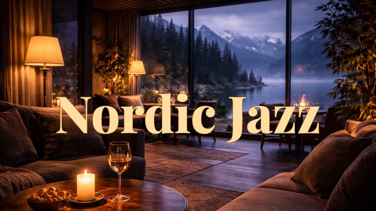 Low Light Nordic Jazz 🌙 | 2.5 Hours of Nordic Lounge Atmosphere