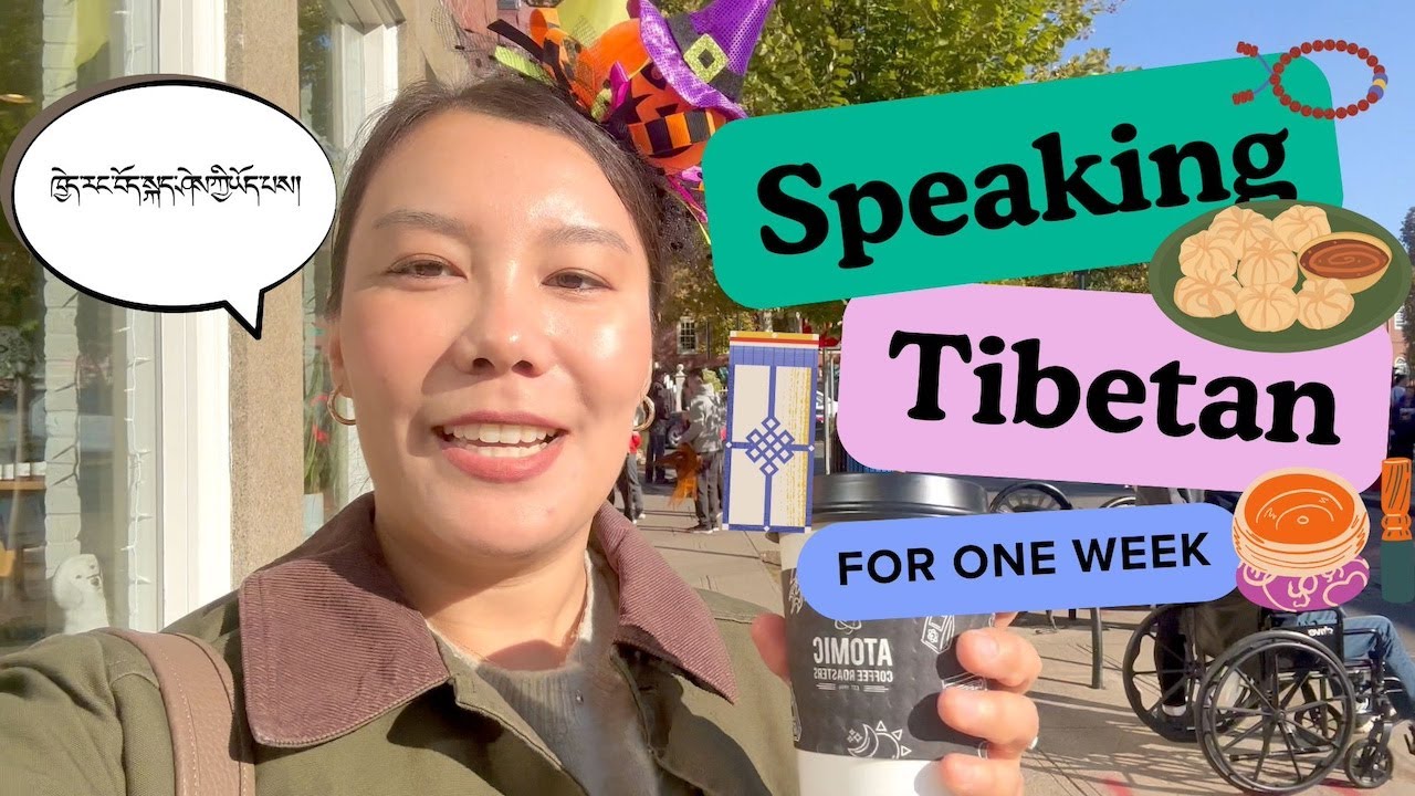 🧡✨Speaking TIBETAN for ONE WEEK!?✨🎃🍁⎜Tibetan vlogger