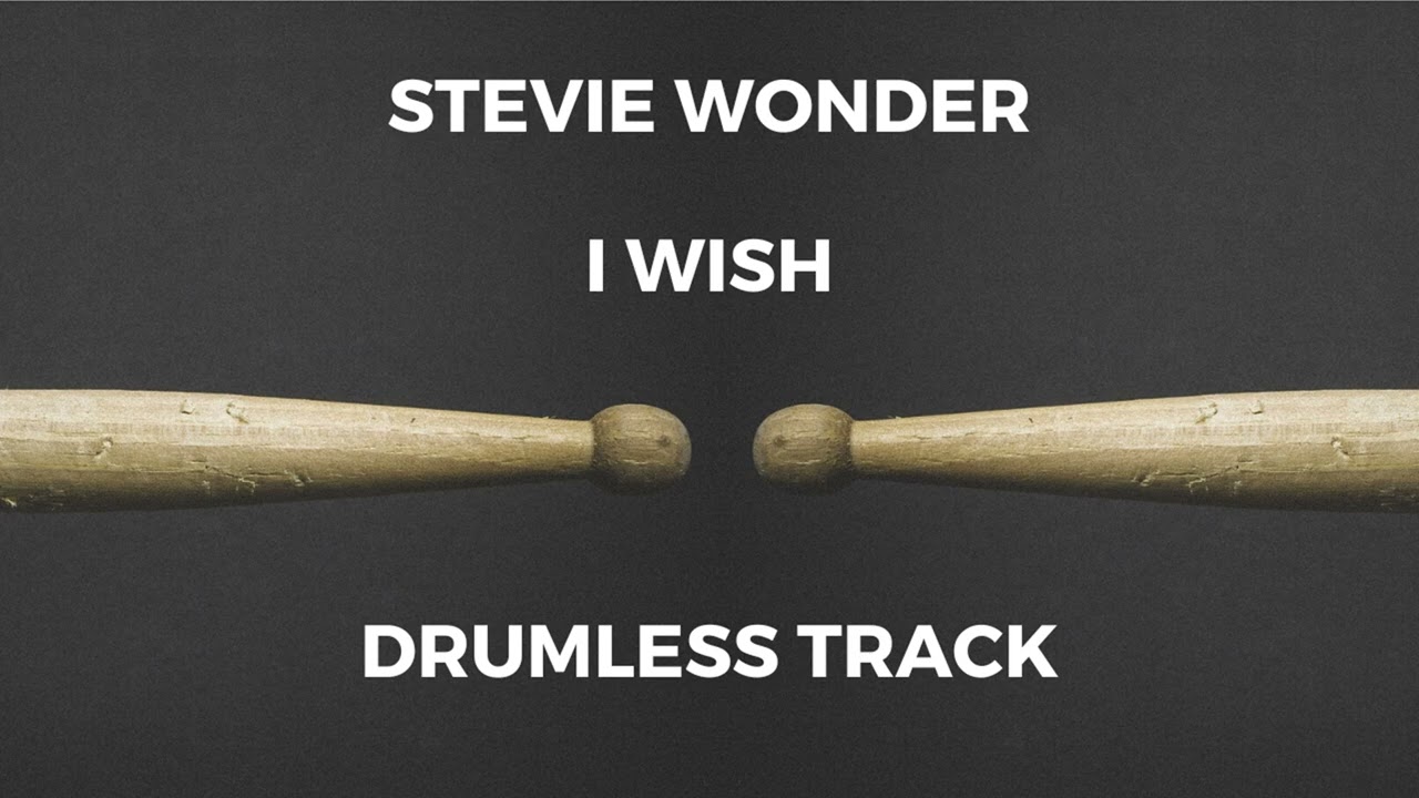 Stevie Wonder - I Wish (drumless)