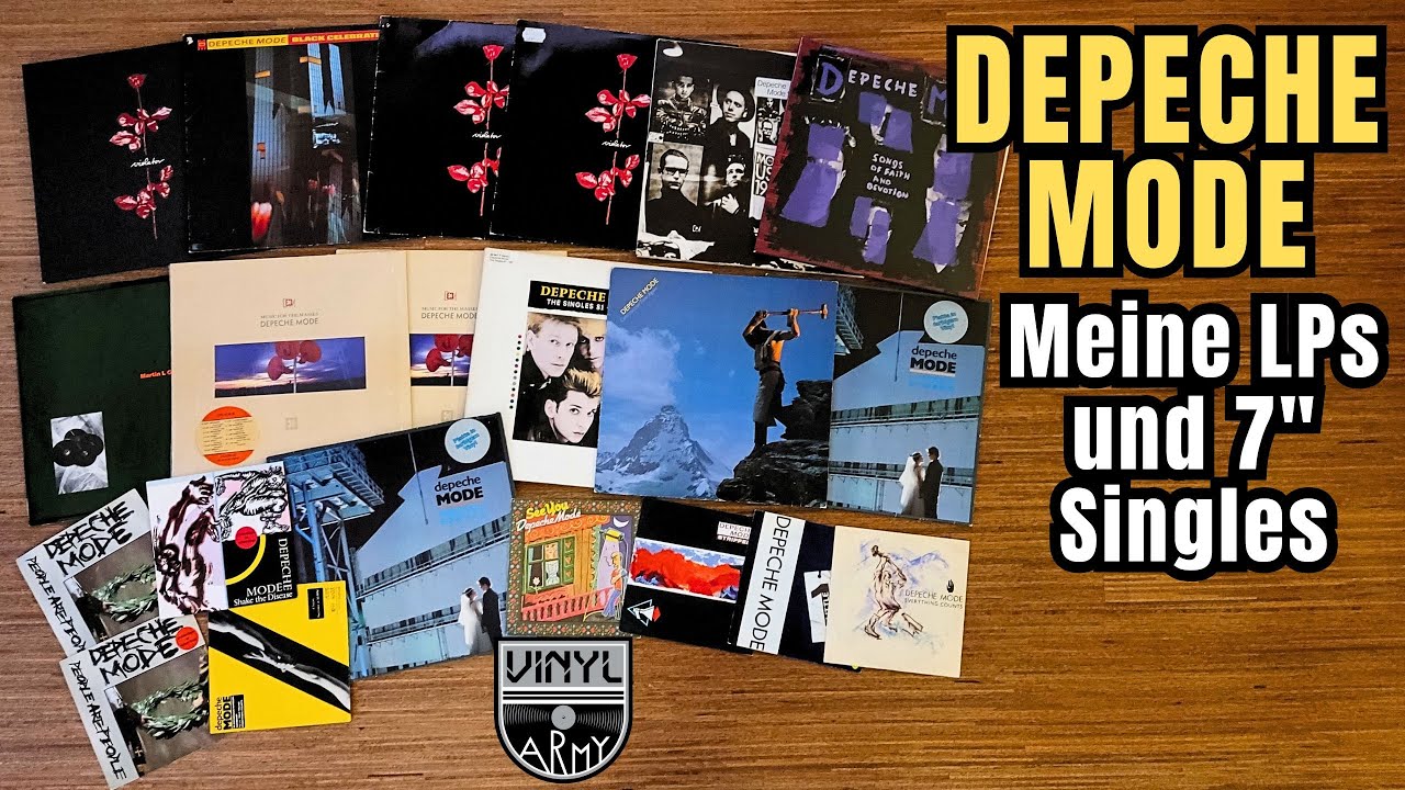 Depeche Mode Schallplatten Sammlung Teil 1 | Meine Vinyl LPs und 7