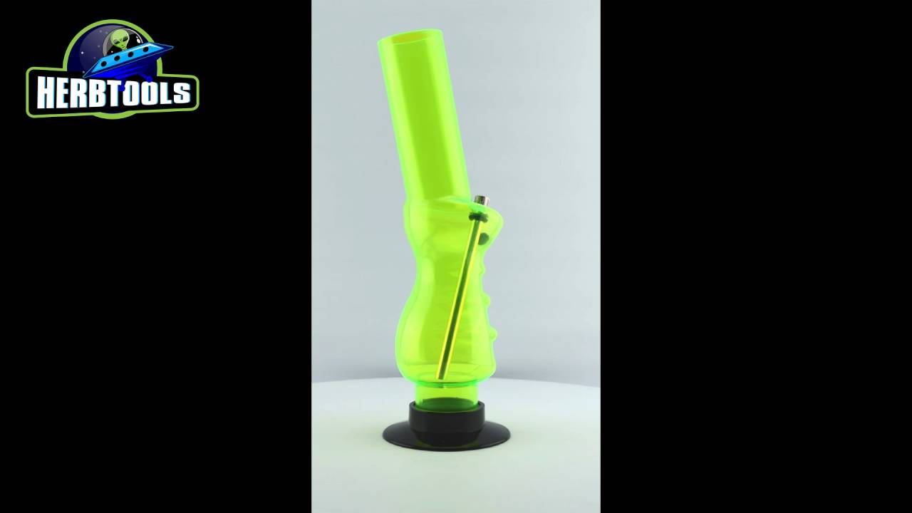HAND GRIP PLASTIC BONG [HD] [HERBTOOLS]