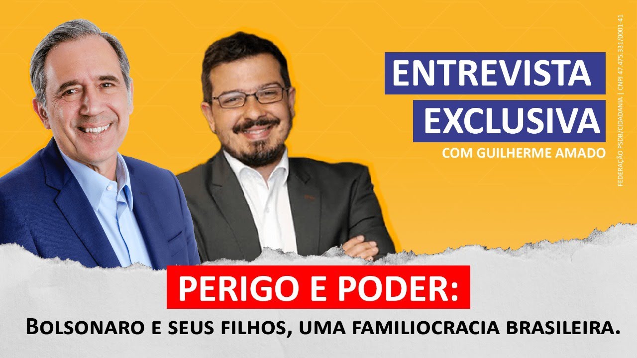 Entrevista Exclusiva com Guilherme Amado: Bolsonaro e seus filhos, uma familiocracia brasileira.