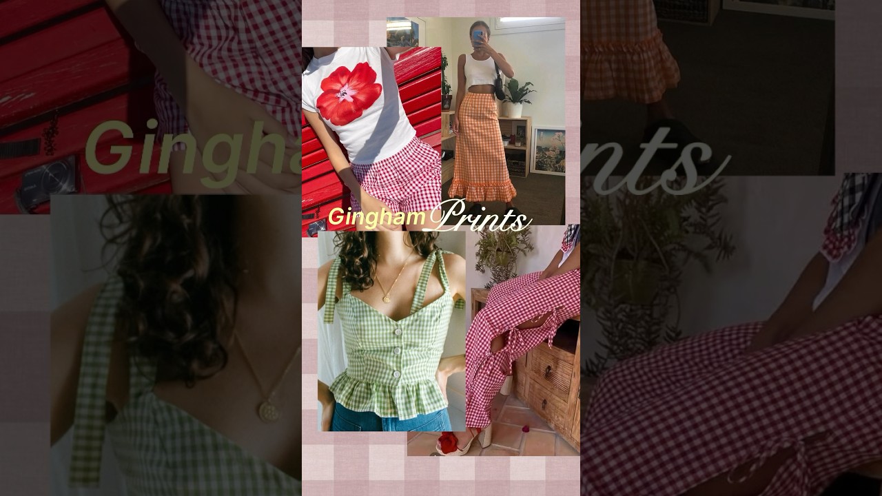 Pinterest Finds #gingham #cuteoutfits #summeroutfit #Pinterest outfits