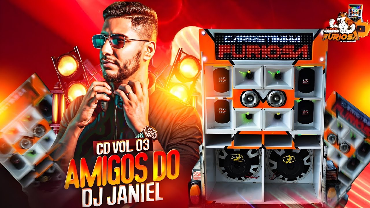 CD AO VIVO AMIGOS DO DJ  JANIEL vol.03 SO AS EXCLUSIVA 