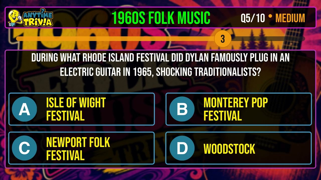 1960s Folk Music Trivia