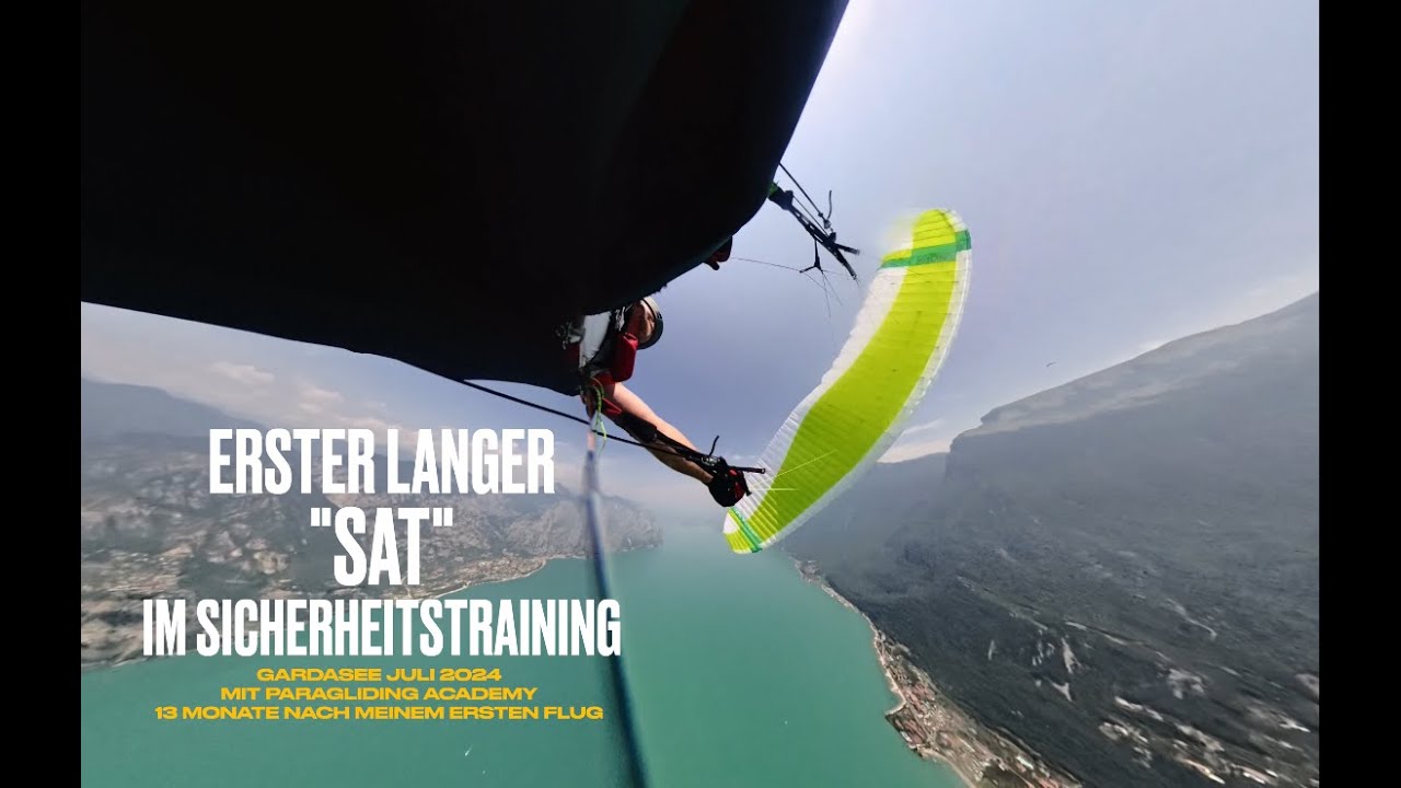 SIV Gleitschirm SAT im Sicherheitstraining 2024 Gardasee - ION 7 light