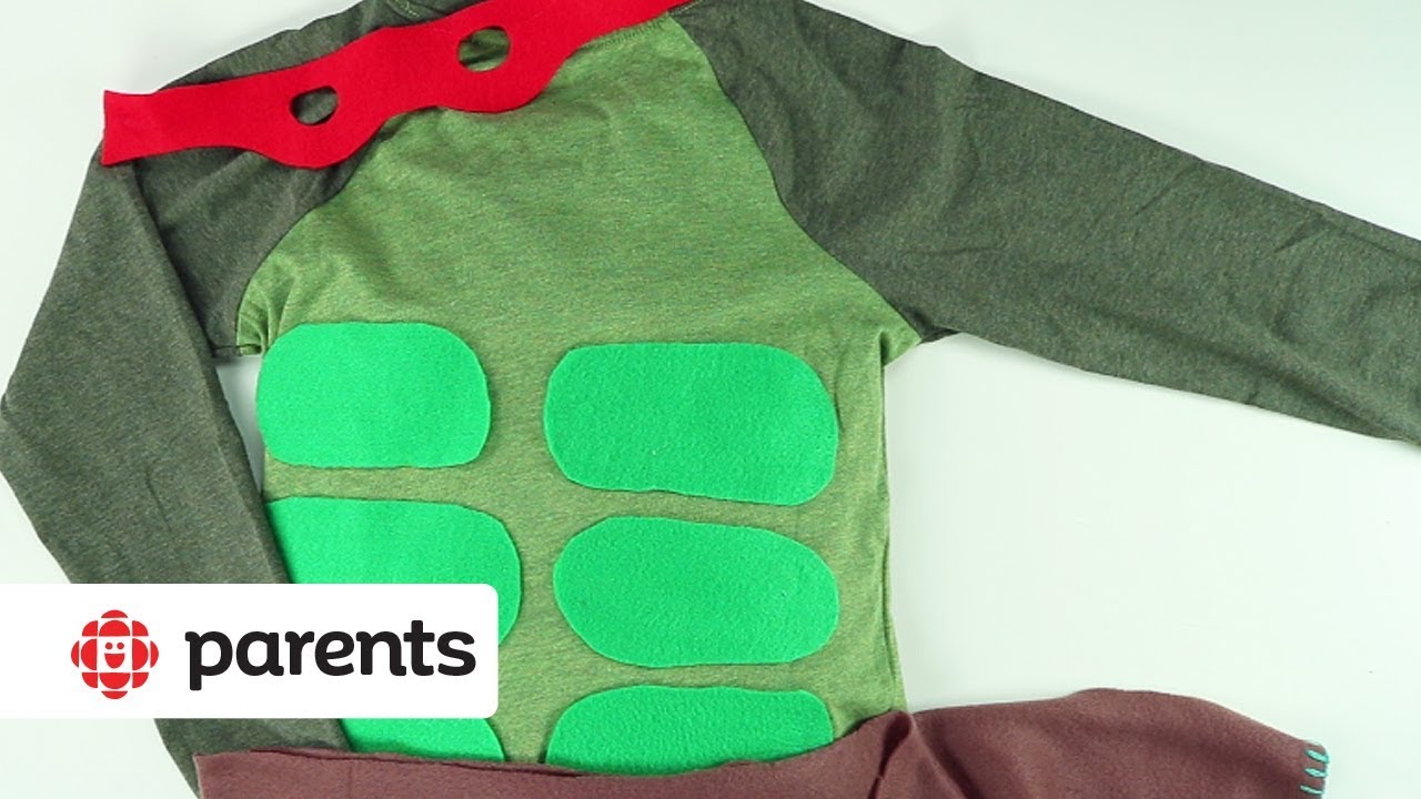 Easy No-Sew Costumes: Ninja Turtle