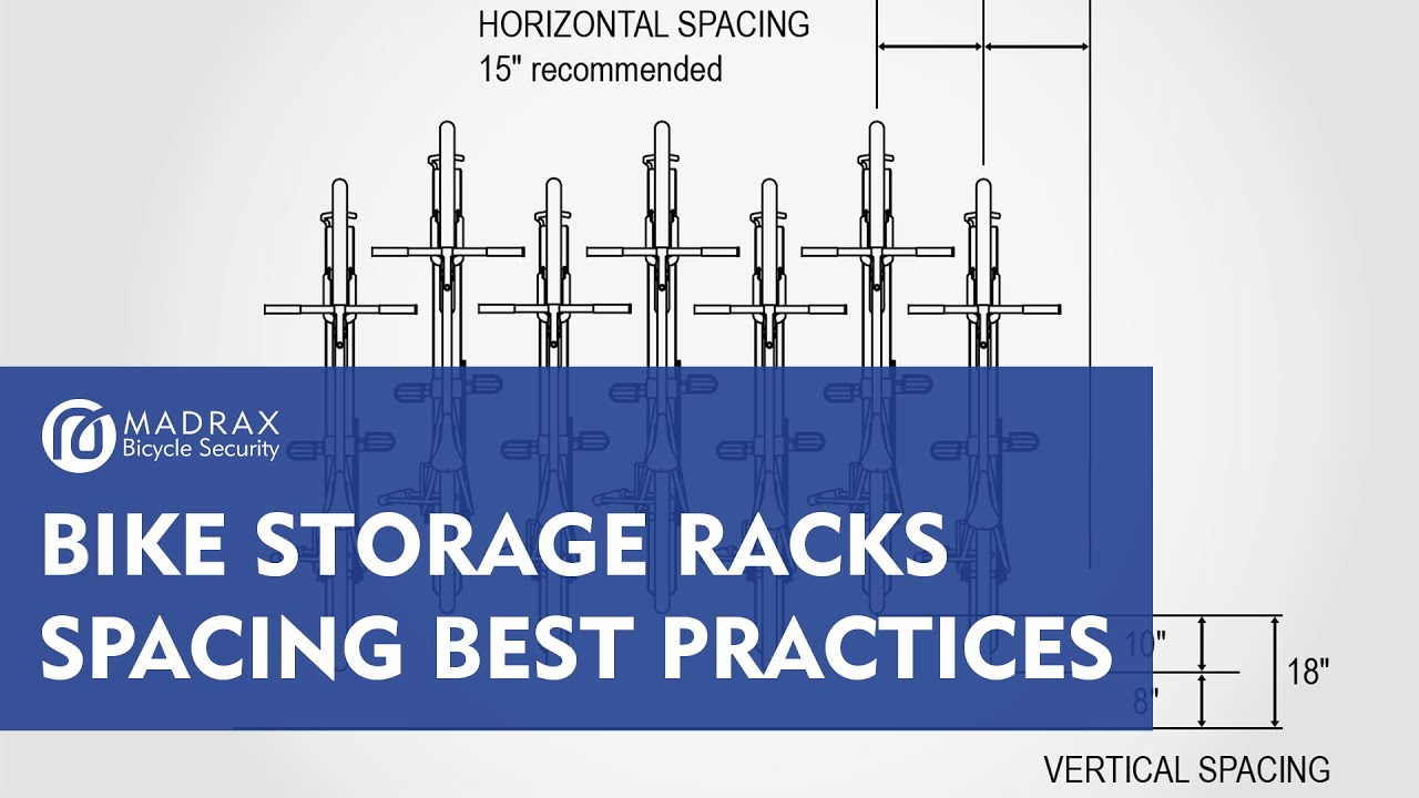 Spacing Bike Storage Racks | Madrax Commercial Bike Racks