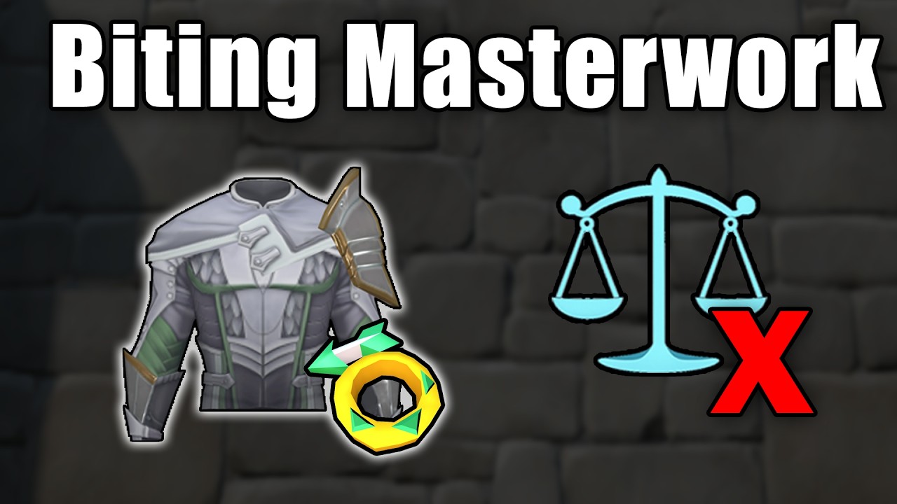 Is Biting better on Masterwork Ranged on RuneScape?