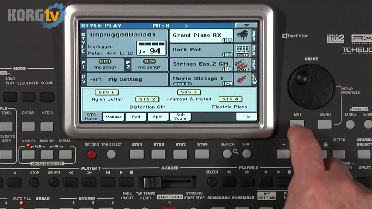 KORG TV / Pa900 Video Anleitung - Teil 2 - Sounds