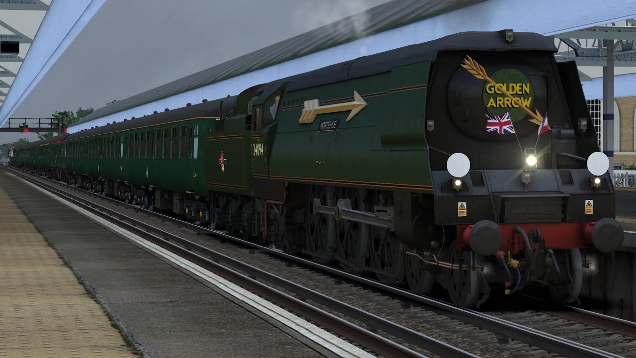 The Golden Arrow with 34094 'Mortehoe', 37508 and 37422 'Robert F. Fairlie' - April 25th 2024