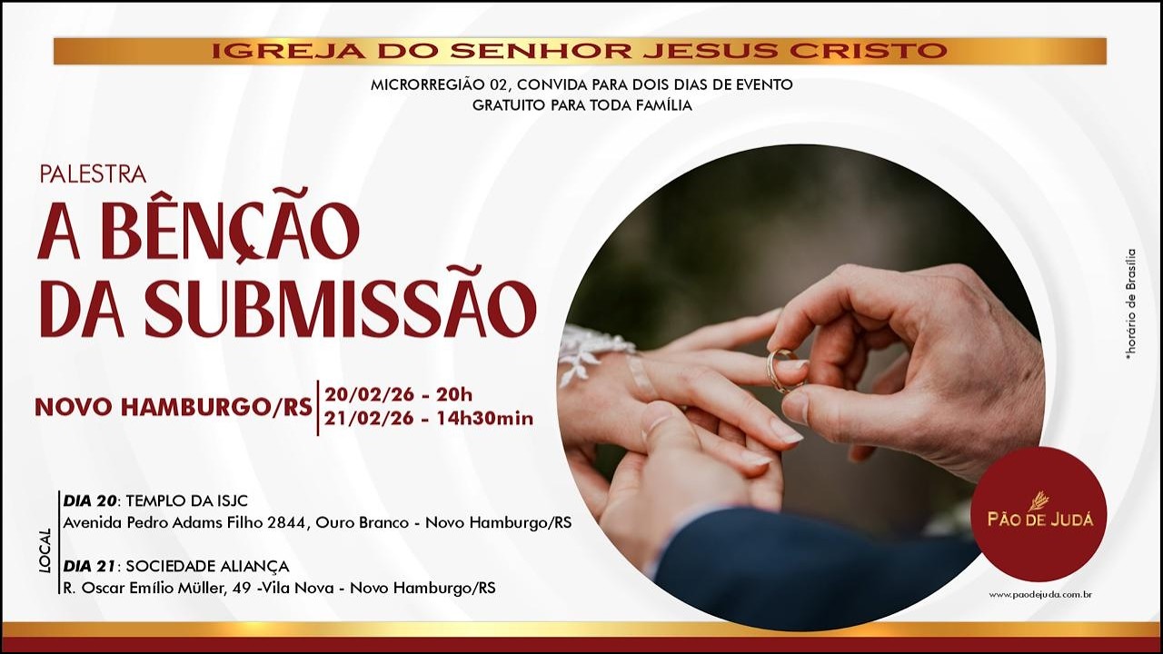 Culto de Recepção 20/02/2026