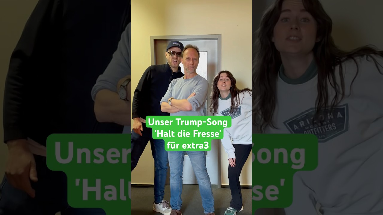 Unser Trump-Song 'Halt die Fresse' f&uuml;r ​⁠extra3 #extra3songs #dennisundjeskosongs #trump
