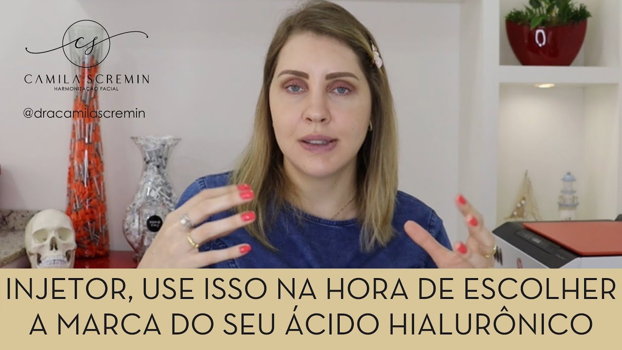Injetor, use isso na hora de escolher a marca do seu ácido hialurônico