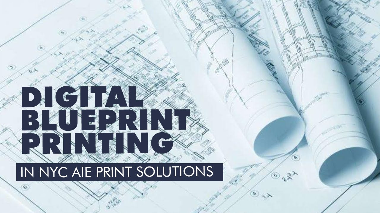 Digital Blueprint Printing in NYC | Print Services | AIE Print Solutions