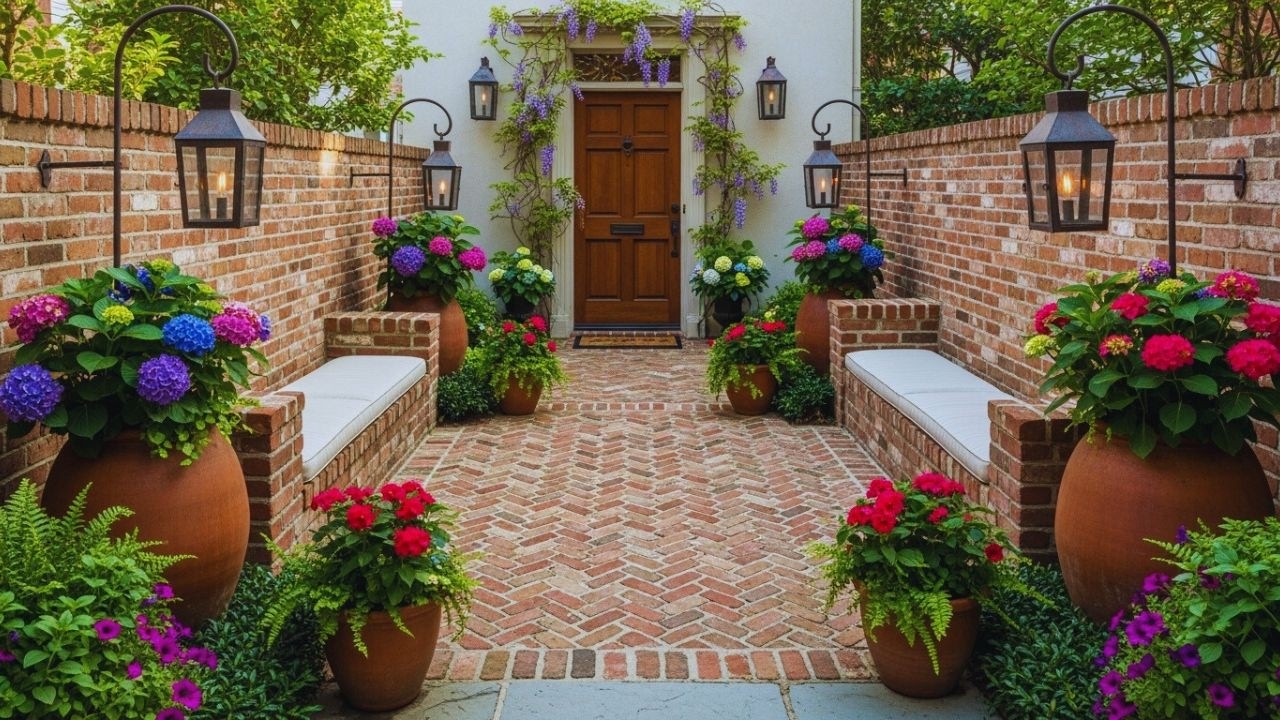 Upgrade Your Curb Appeal FAST! 14 Stunning Front Yard Brick Landscaping Ideas